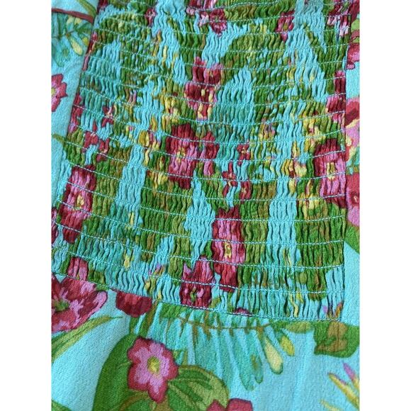 Matilda Jane Coconut Girl Womens 8 Hawaii Print Sweetheart Halter Feminine Dress - Picture 7 of 12